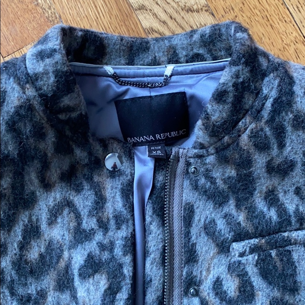 Banana Republic Moto Bomber Jacket - Picture 2 of 4